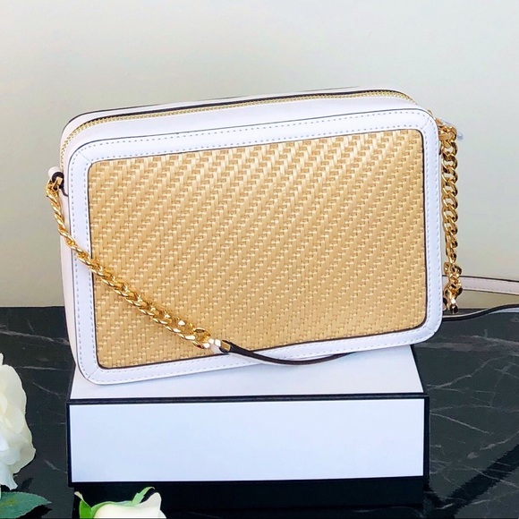 🌹Michael Kors Straw Python Capsule Crossbody🌹 - Picture 3 of 13